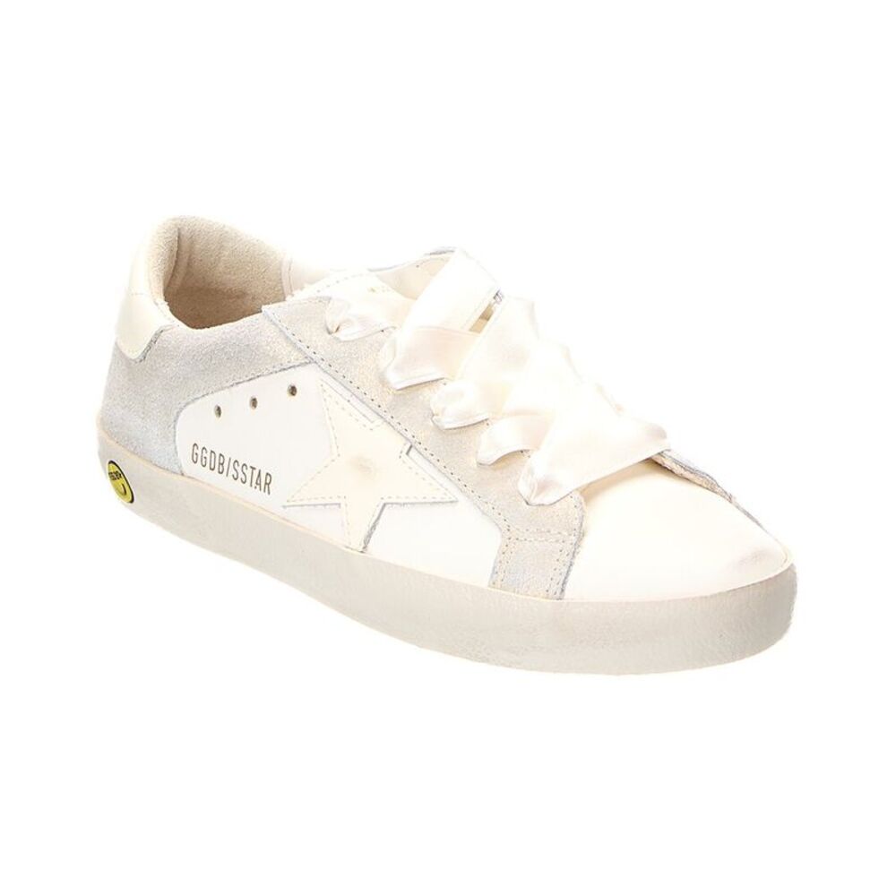 Golden Goose Leather & Suede Sneaker, White